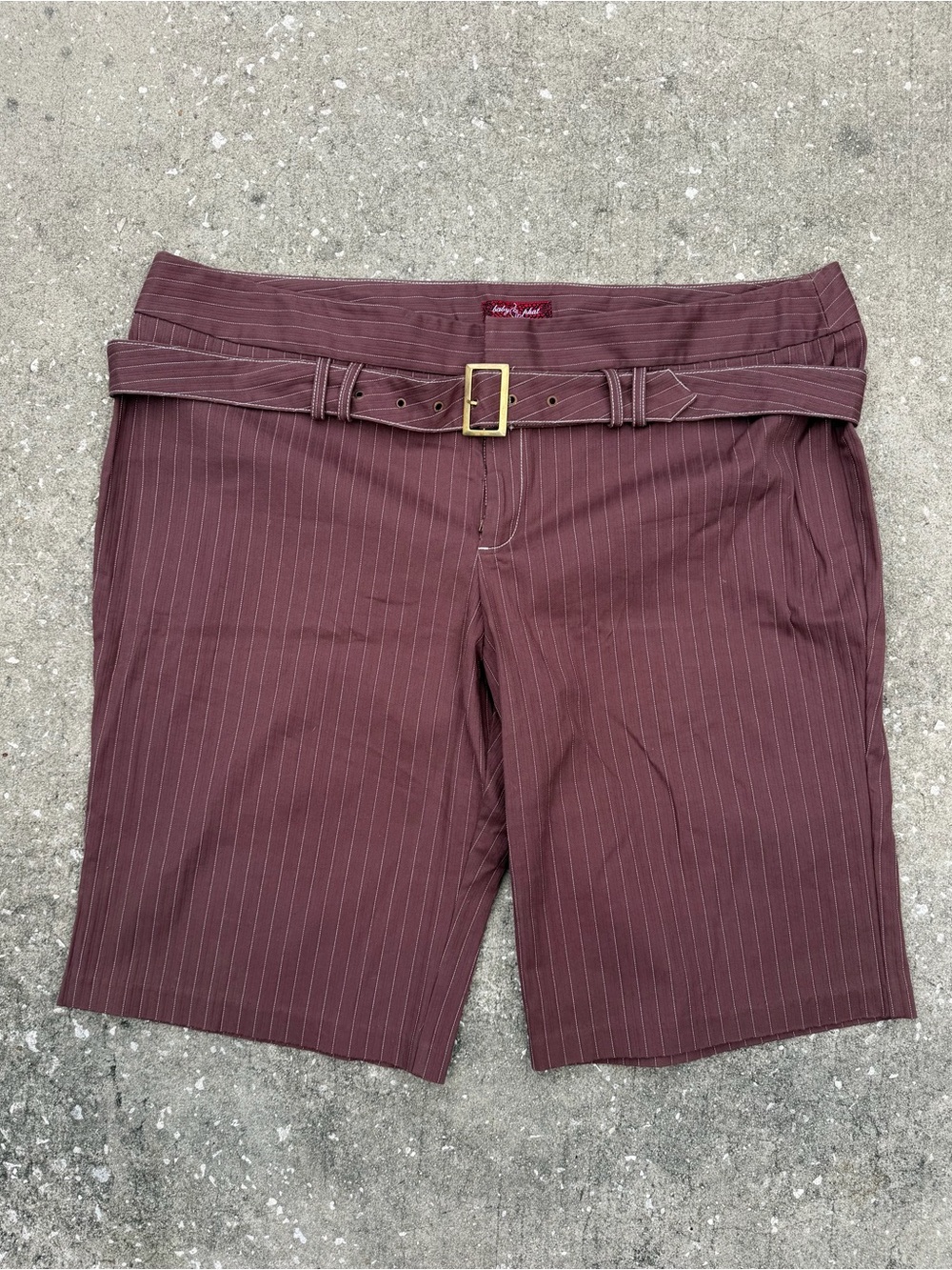 Vintage Y2K Baby Phat Pinstripe Shorts